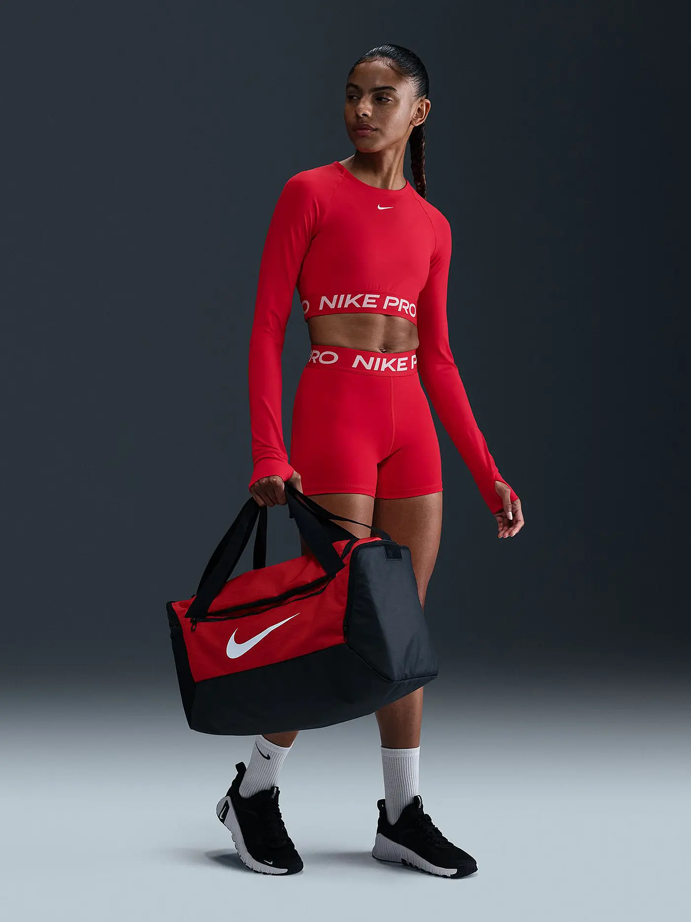 NIKE | Damen Fitnessshirt Crop Nike Pro 365 | 